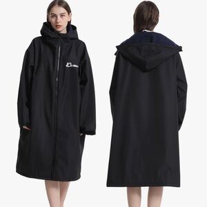 Oksun oversized waterproof swim parka windproof warm swimming coat